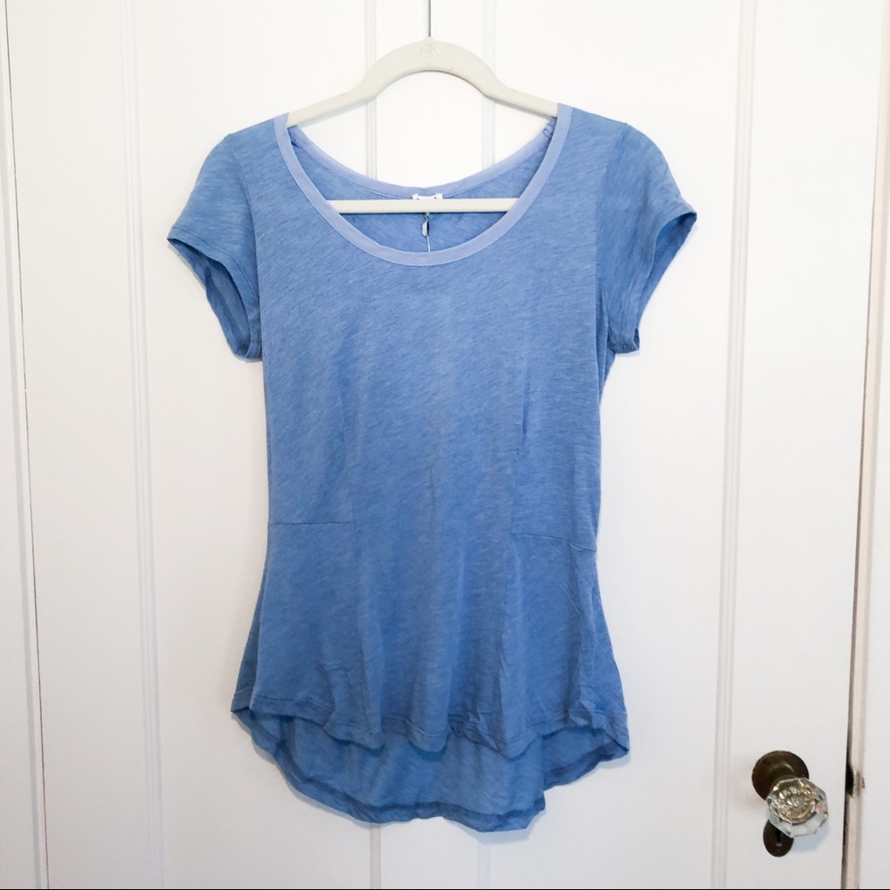 Splendid Blue Tailored Short Sleeve Tee Size M